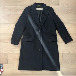 Burberry Women's Black Blazer Coat